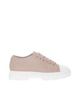 Pink Textured Military Sneakers 1