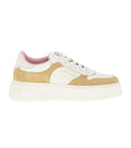 Beige Color Block Sneakers 1