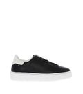 BlackWhite Leather Sneakers 1