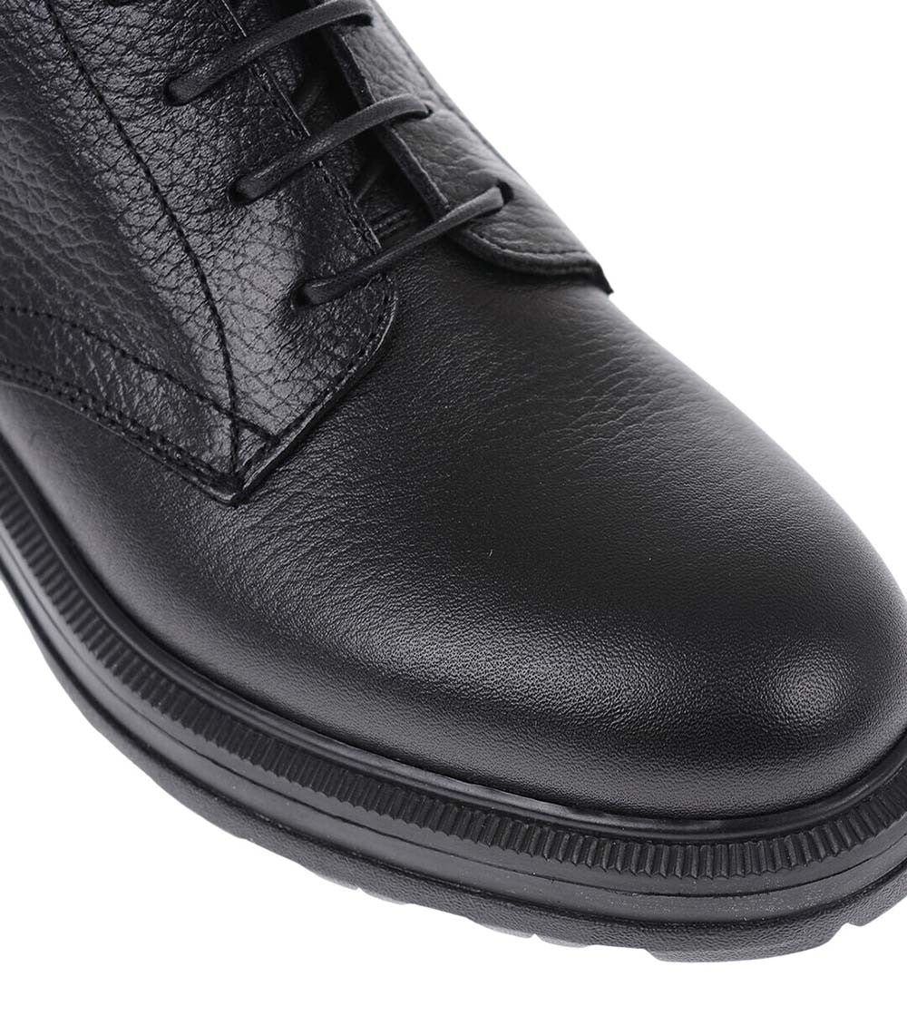 Black Textured Boots 4