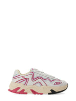 White Color Block Vortex Sneakers 1