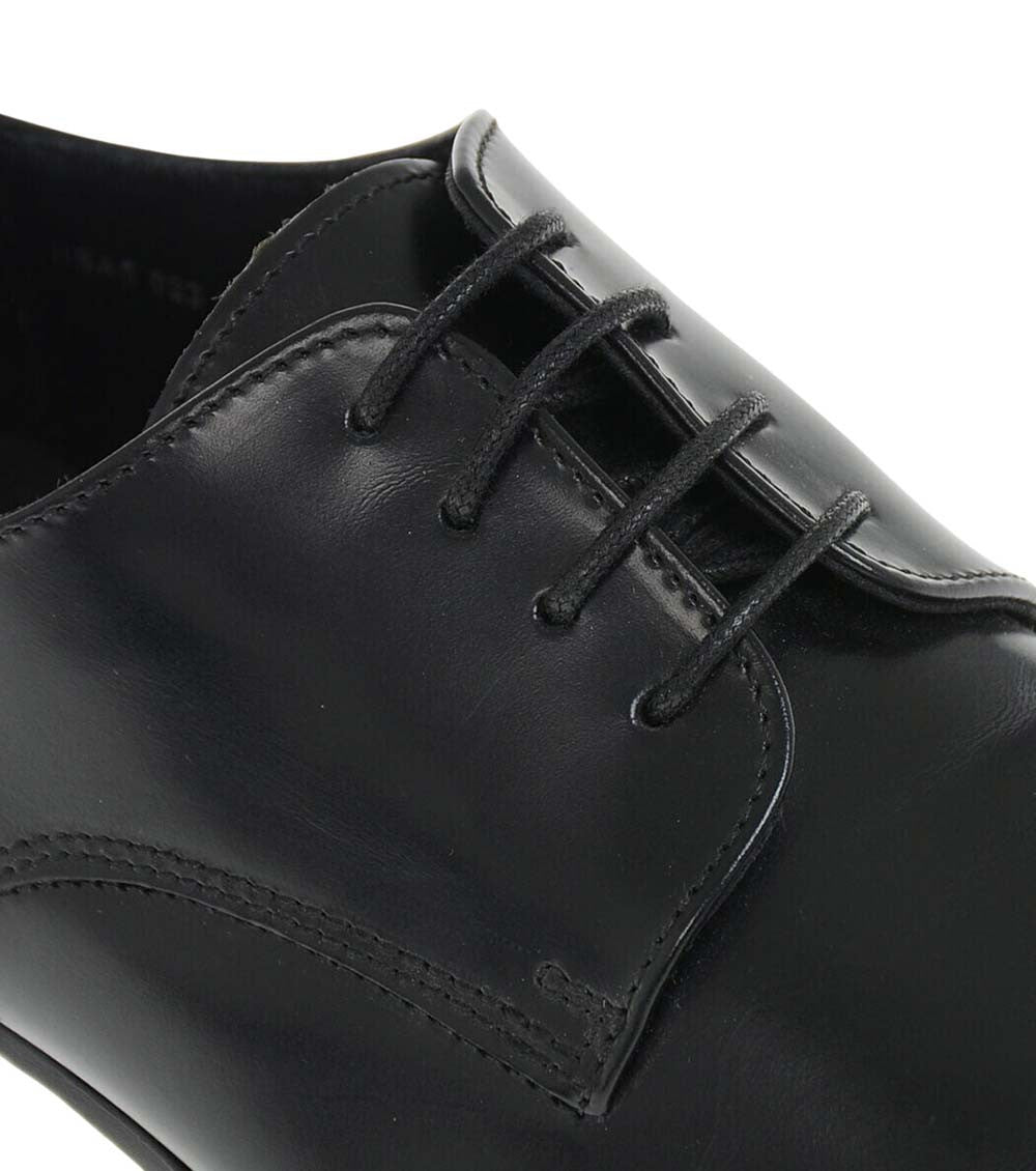 Black Leather Lace Ups Shoes 3
