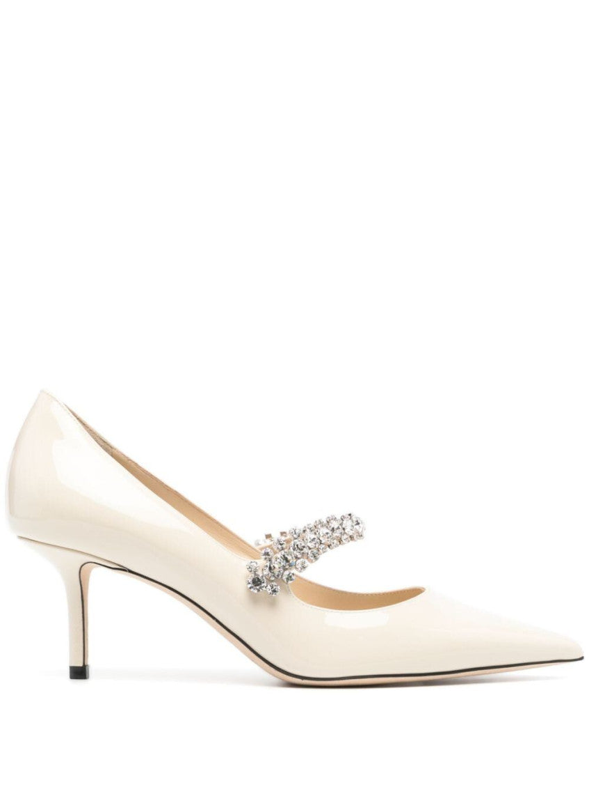 Beige Bing Leather Pumps 1