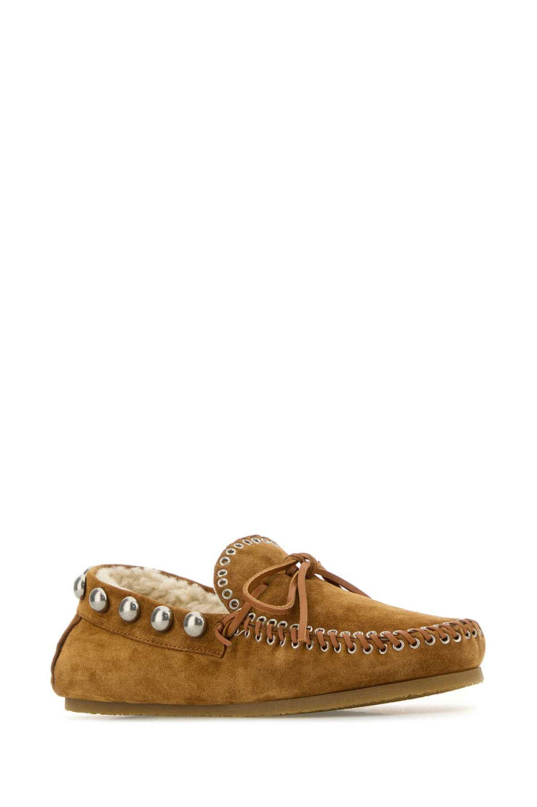Brown Suede Fitza Loafers 2