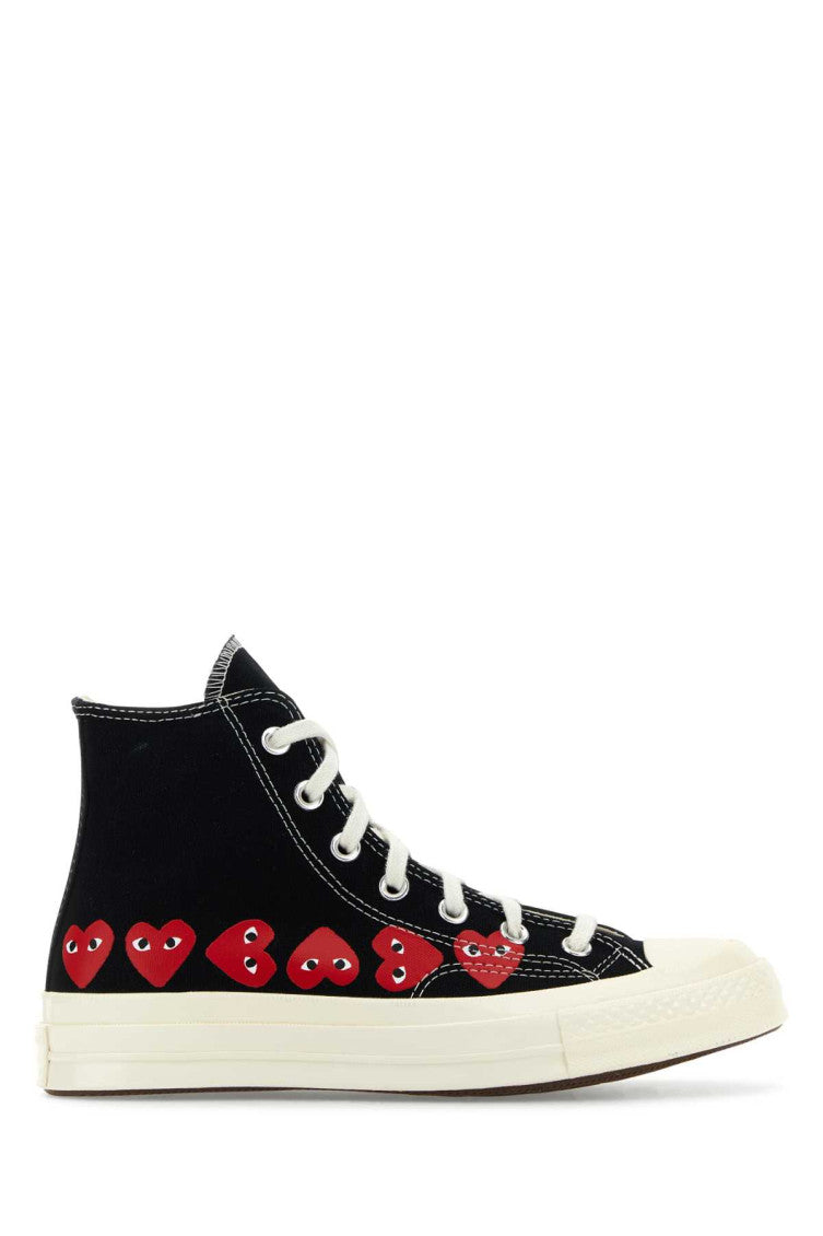 Black Canvas Sneakers 1