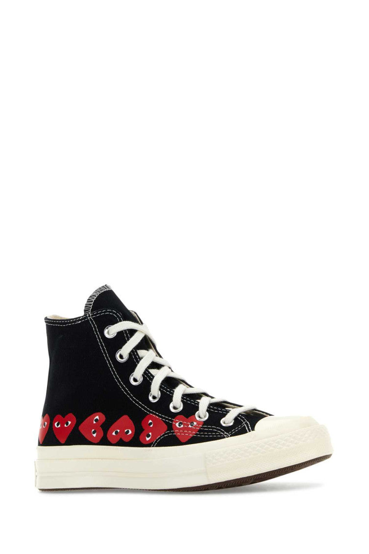 Black Canvas Sneakers 2