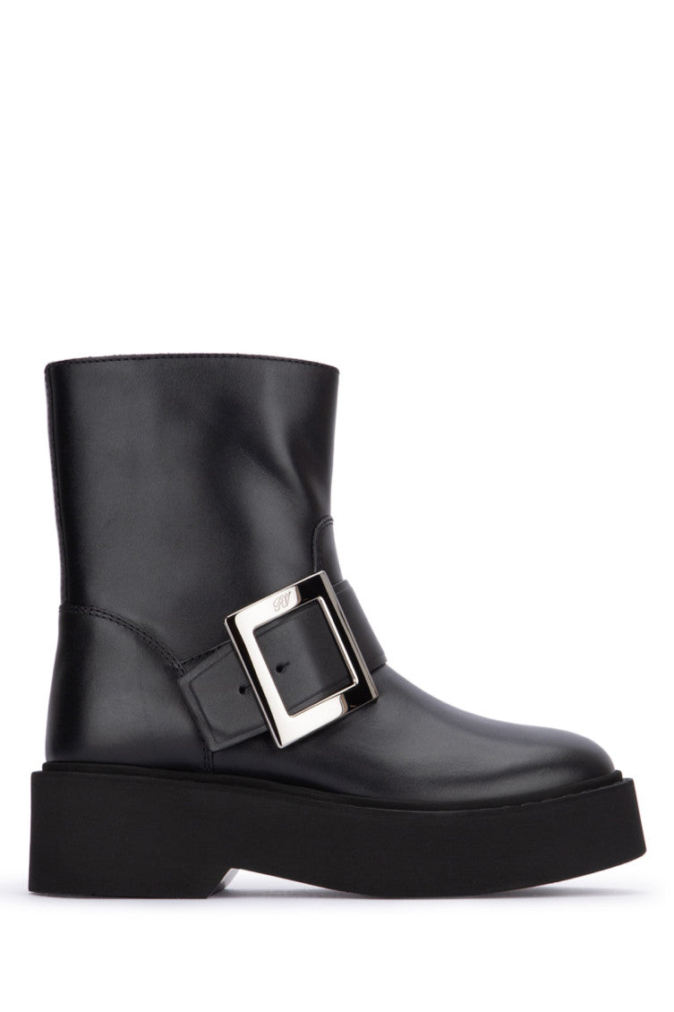 Black Leather Bier Boots 1