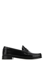 Black Slip On Loafers 1