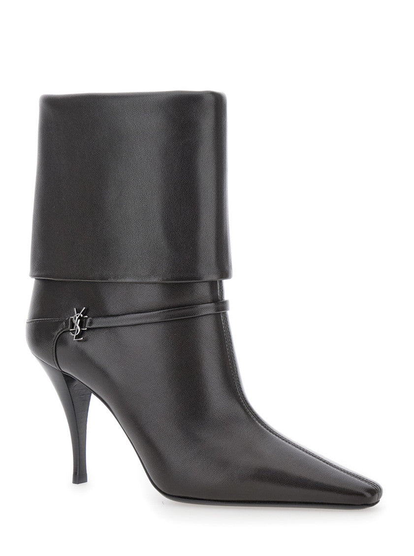 Black Pointed Toe Boots 2