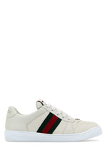 White Leather Sneakers 1