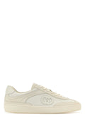 White Lace Up Sneakers 1