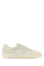 White Lace Up Sneakers 1