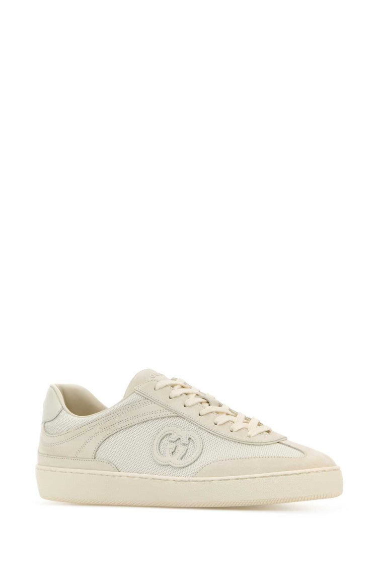 White Lace Up Sneakers 2
