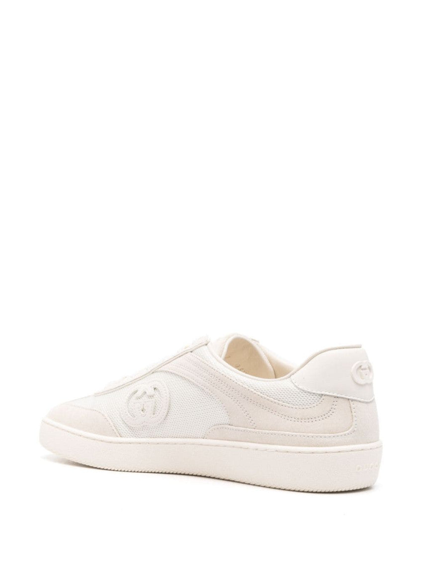 White Lace Up Sneakers 3