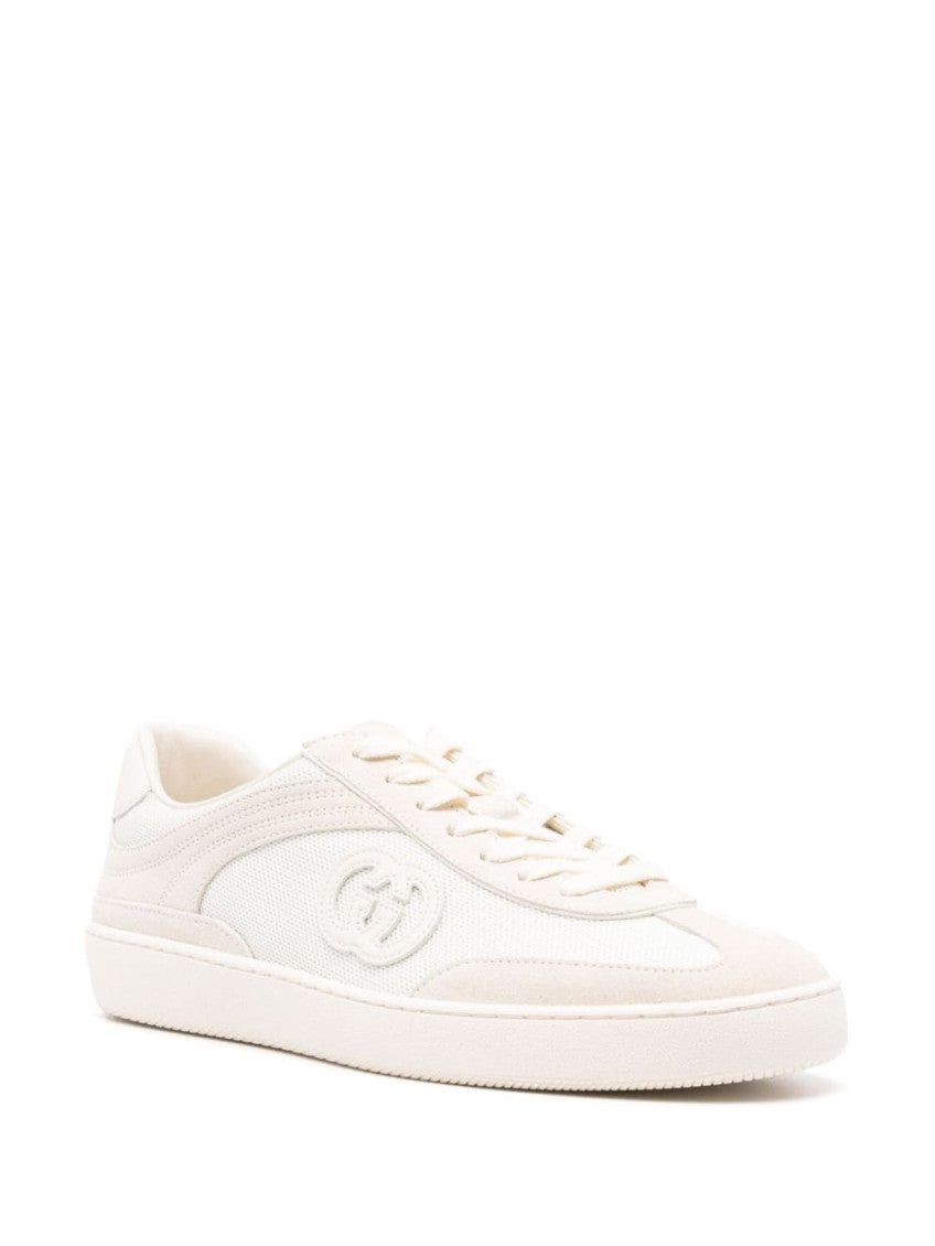 White Lace Up Sneakers 4