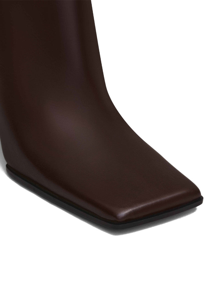 Chocolate Brown Ankle Boots 4