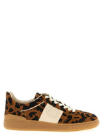 Brown Lace Up Sneakers 1