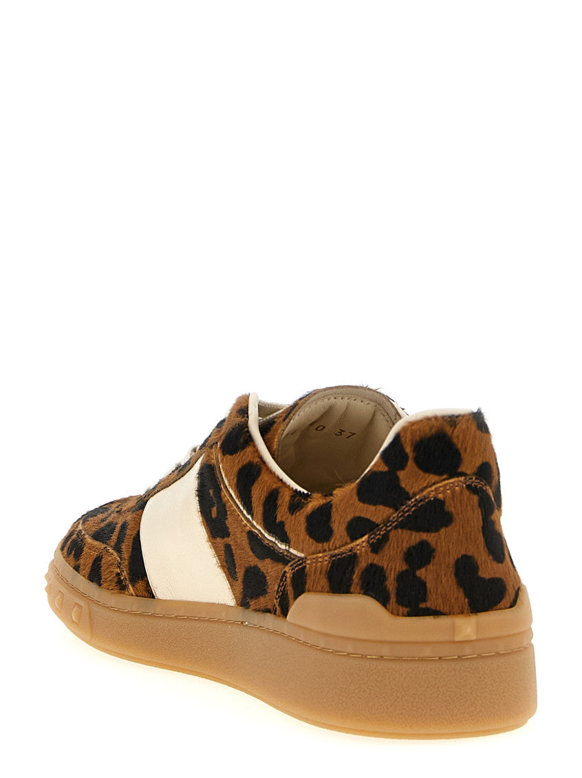 Brown Lace Up Sneakers 3