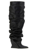 Black Leather Boots 1