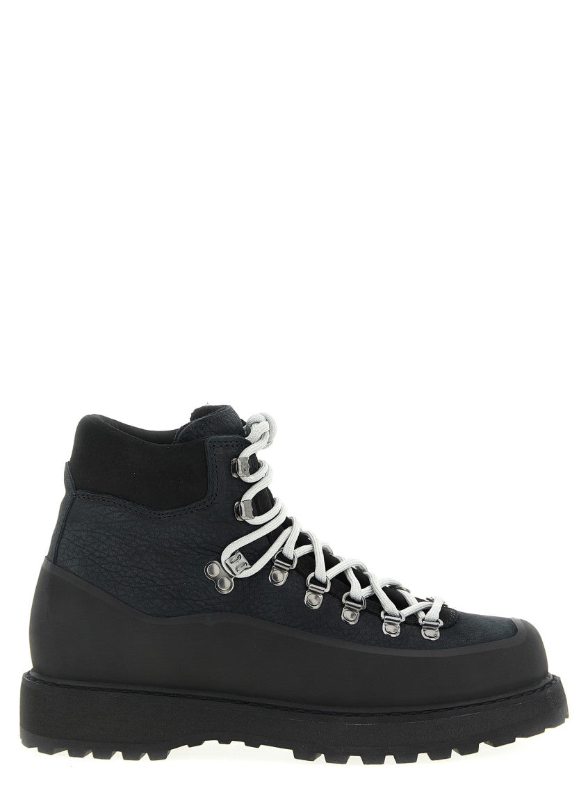 Black Lace Up Boots 1