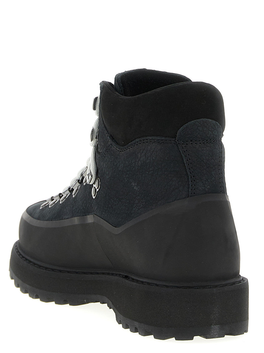 Black Lace Up Boots 3