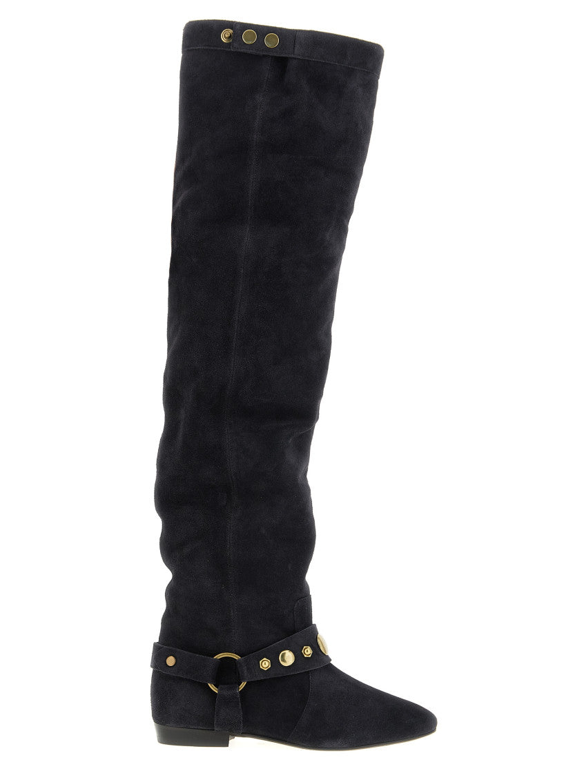 Black Suede Boots 1