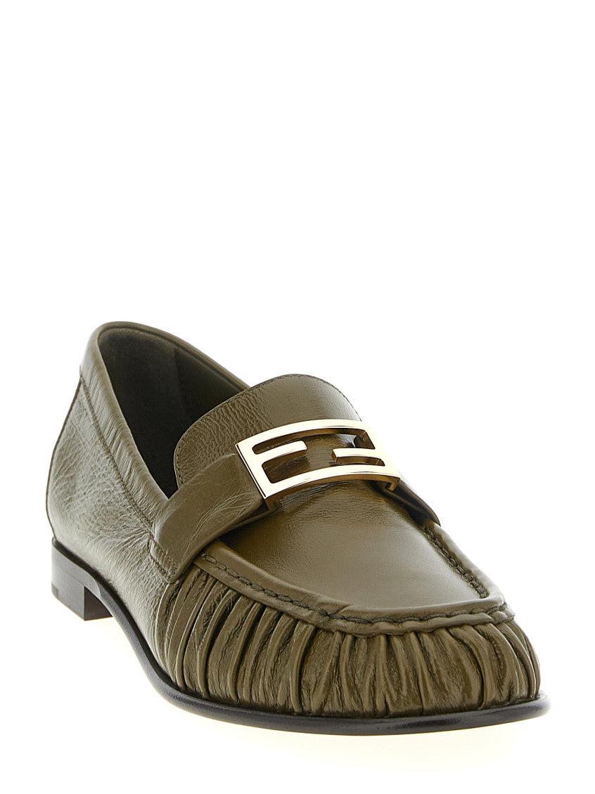 Green Leather Loafers 2