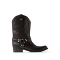 Black Embroidered Sylvester Texan Boots 1