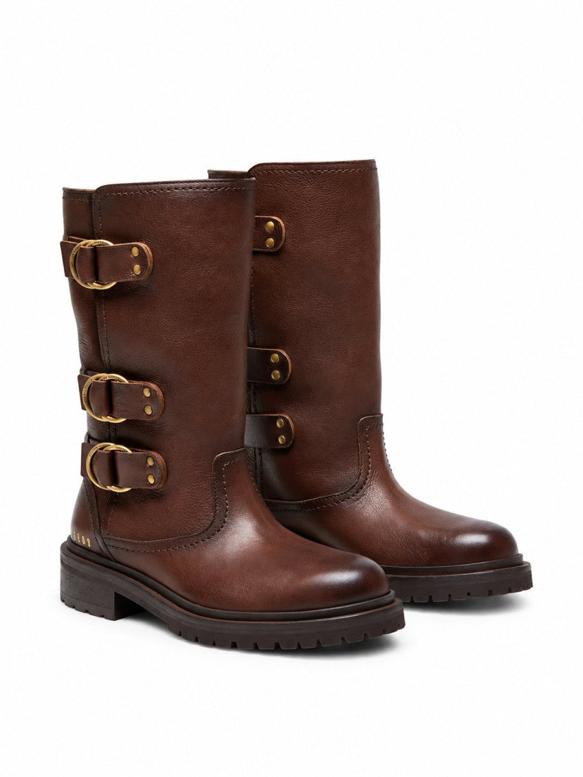Brown Kurt Straps Boots 2