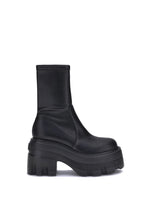 Black Slip On Boots 1