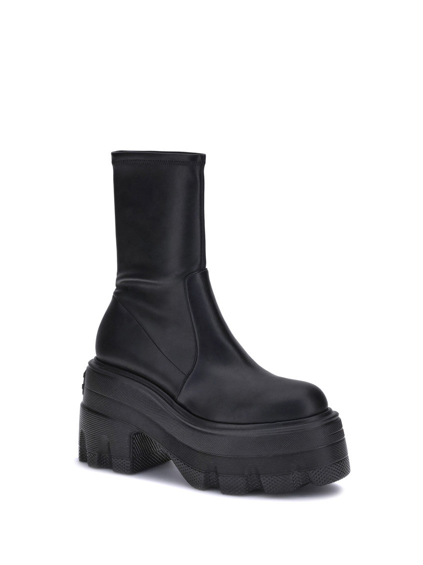 Black Slip On Boots 2