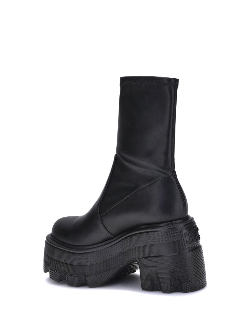 Black Slip On Boots 3