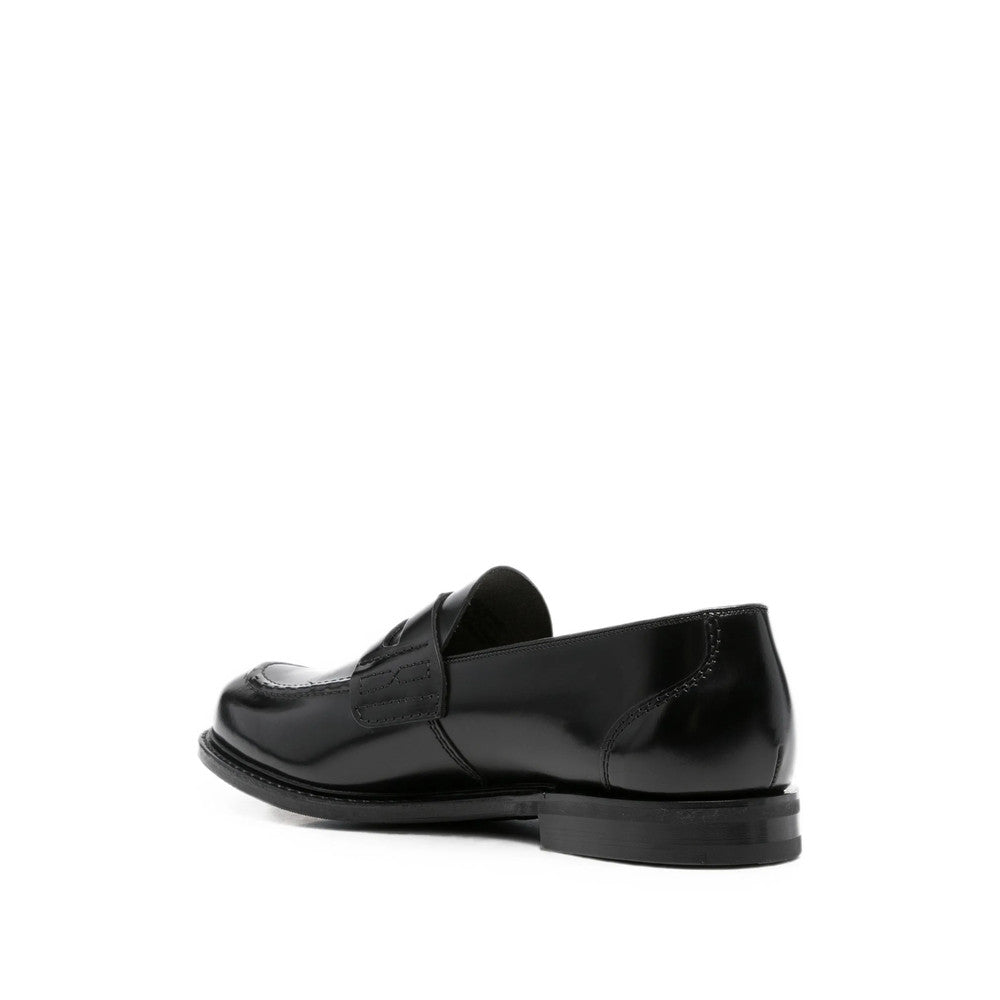 Black Leather Loafers 4