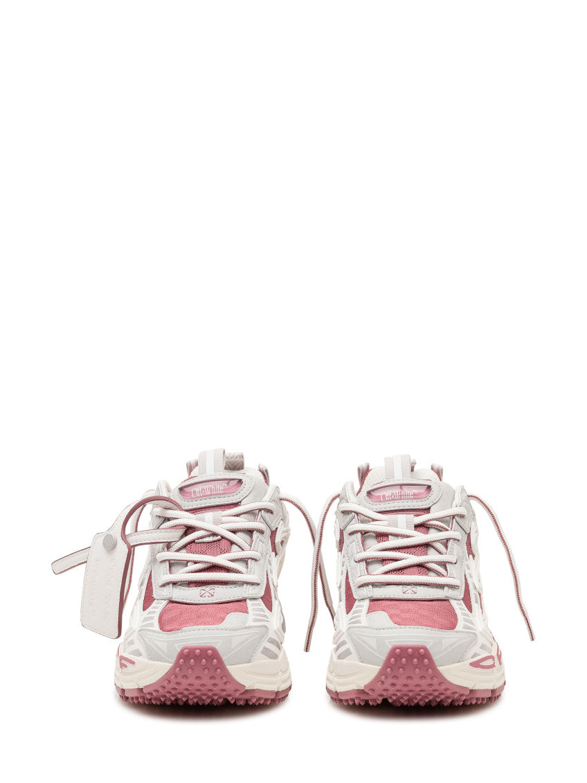 White Color Block Sneakers 2