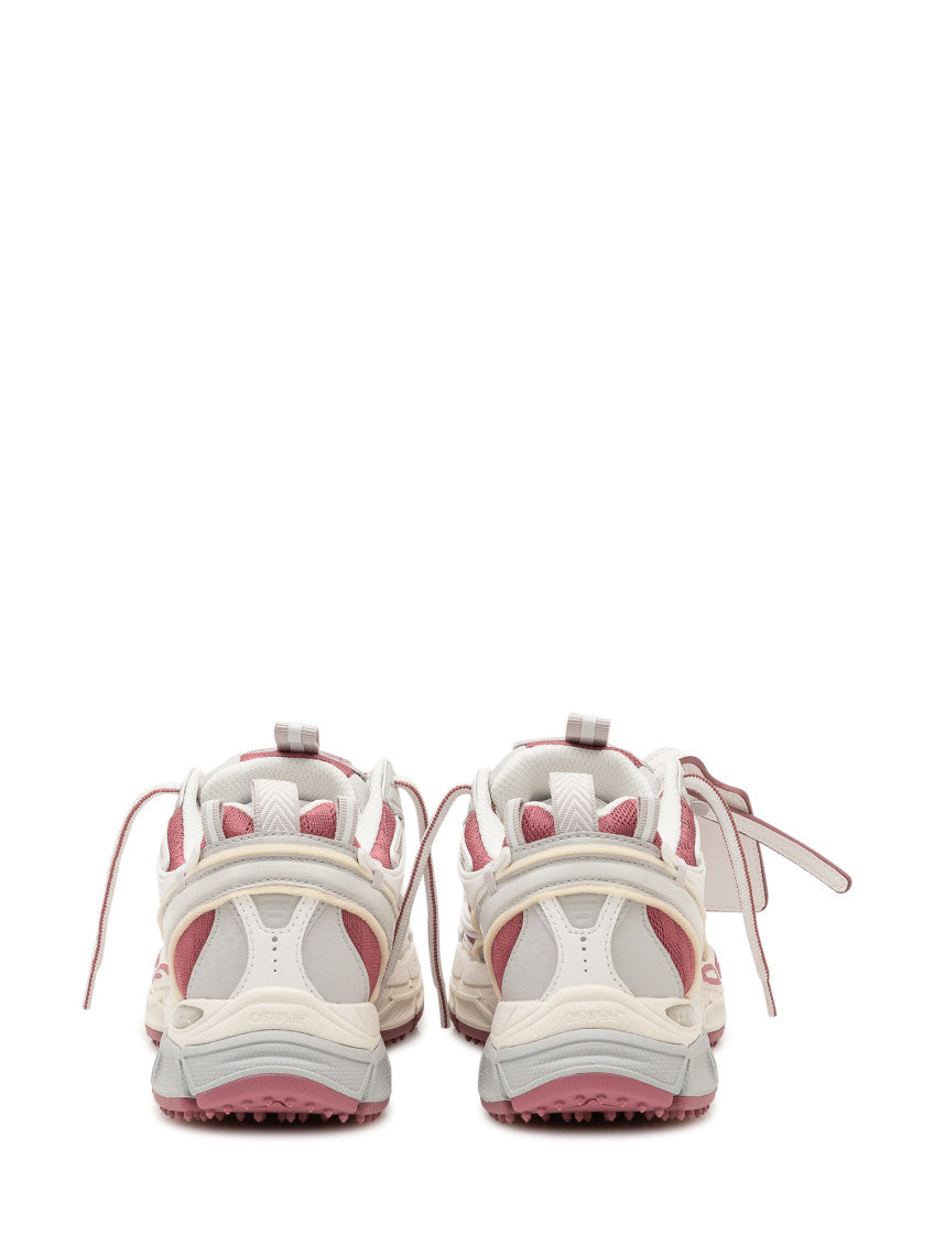 White Color Block Sneakers 3