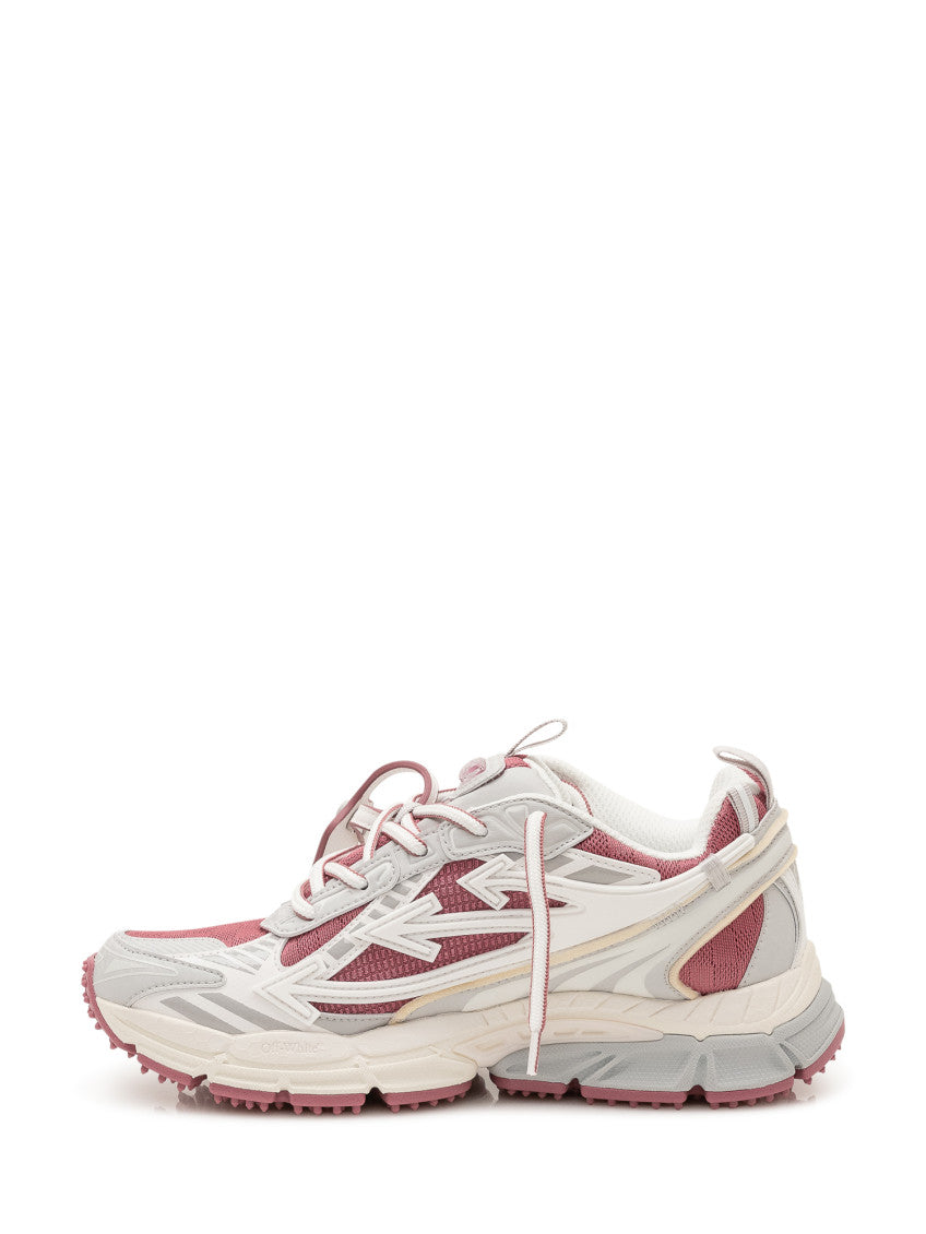 White Color Block Sneakers 4