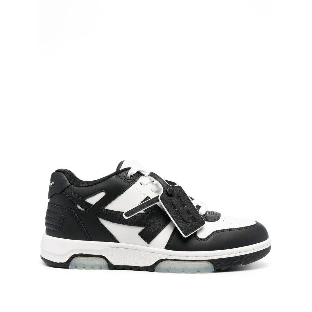 BlackWhite Color Block Sneakers 1