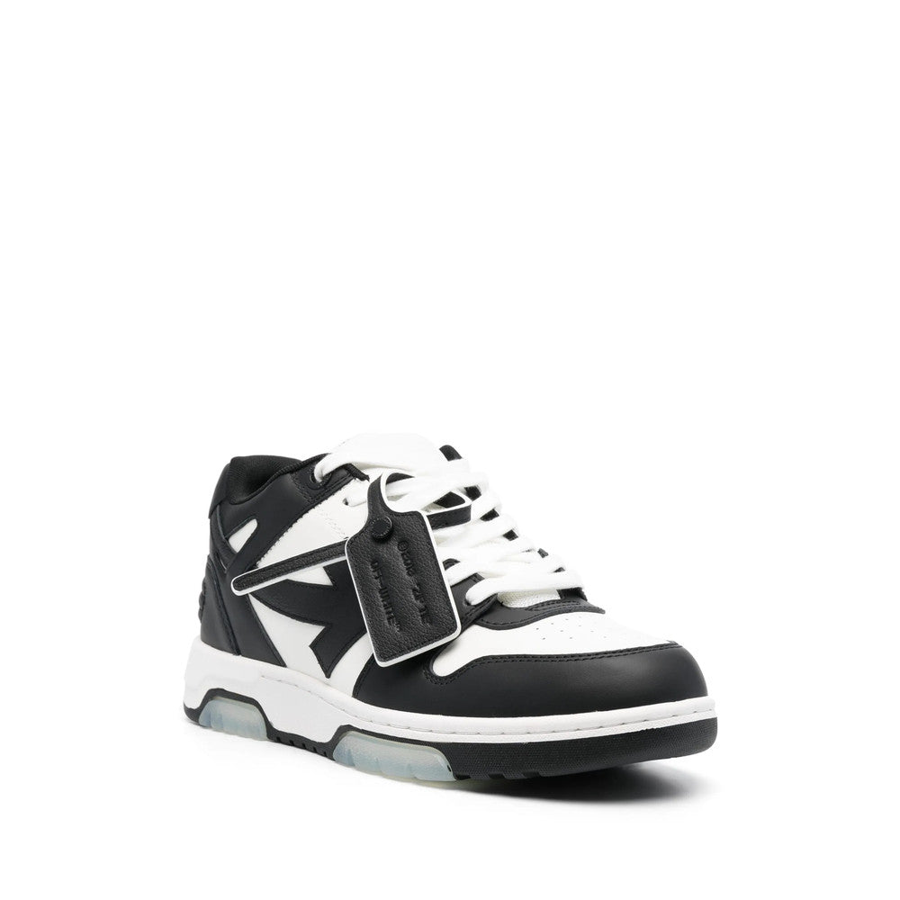 BlackWhite Color Block Sneakers 2