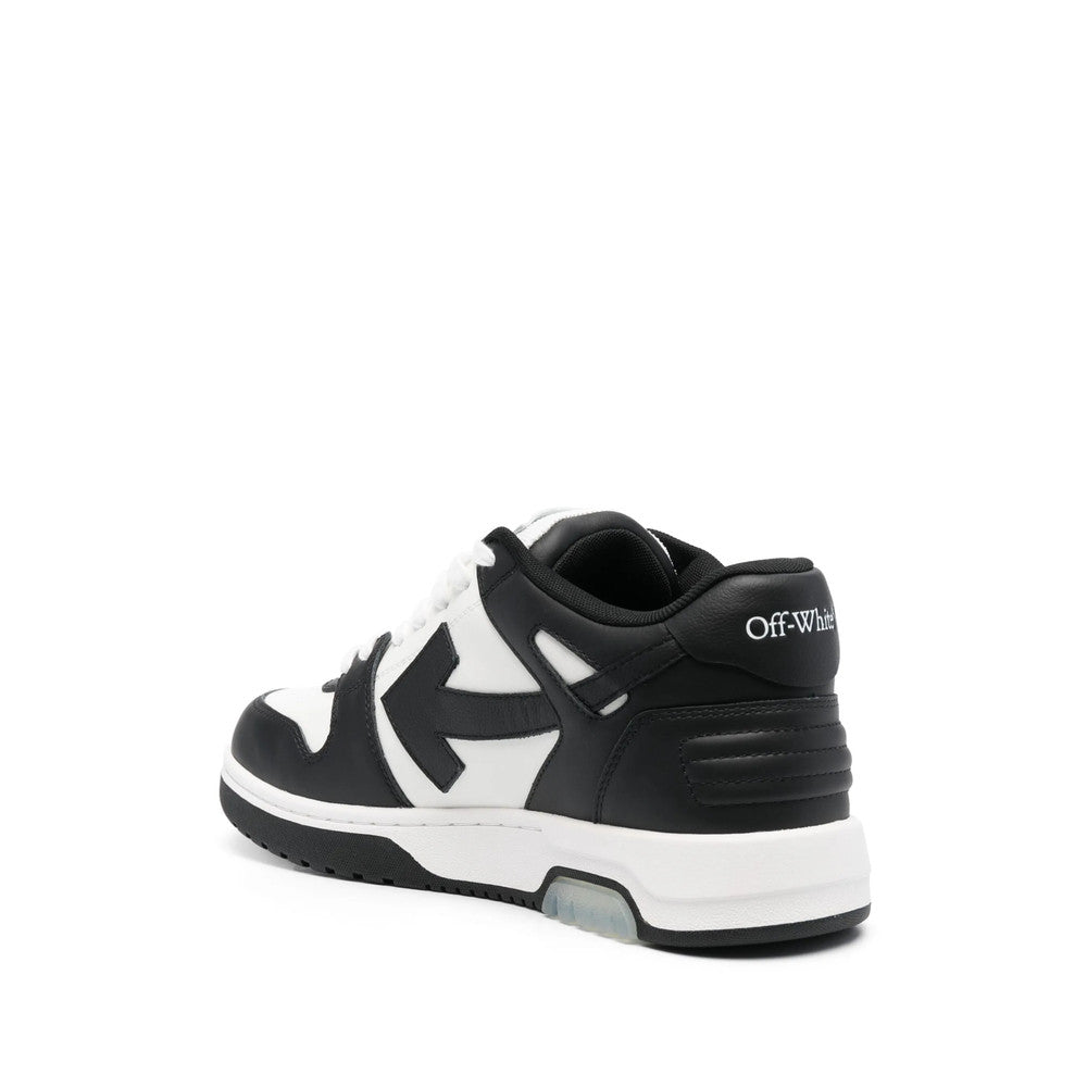 BlackWhite Color Block Sneakers 3