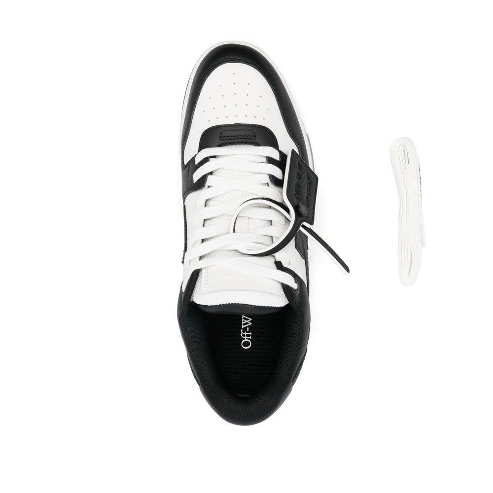 BlackWhite Color Block Sneakers 4