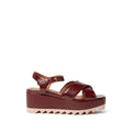 Red Ankle Strap Elyse Sandals 1