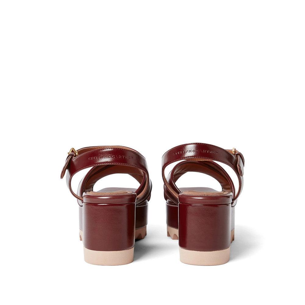 Red Ankle Strap Elyse Sandals 4