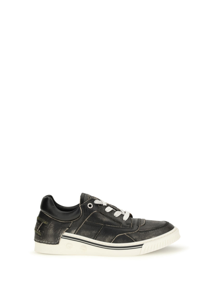 Black Logo Match Sneakers 1
