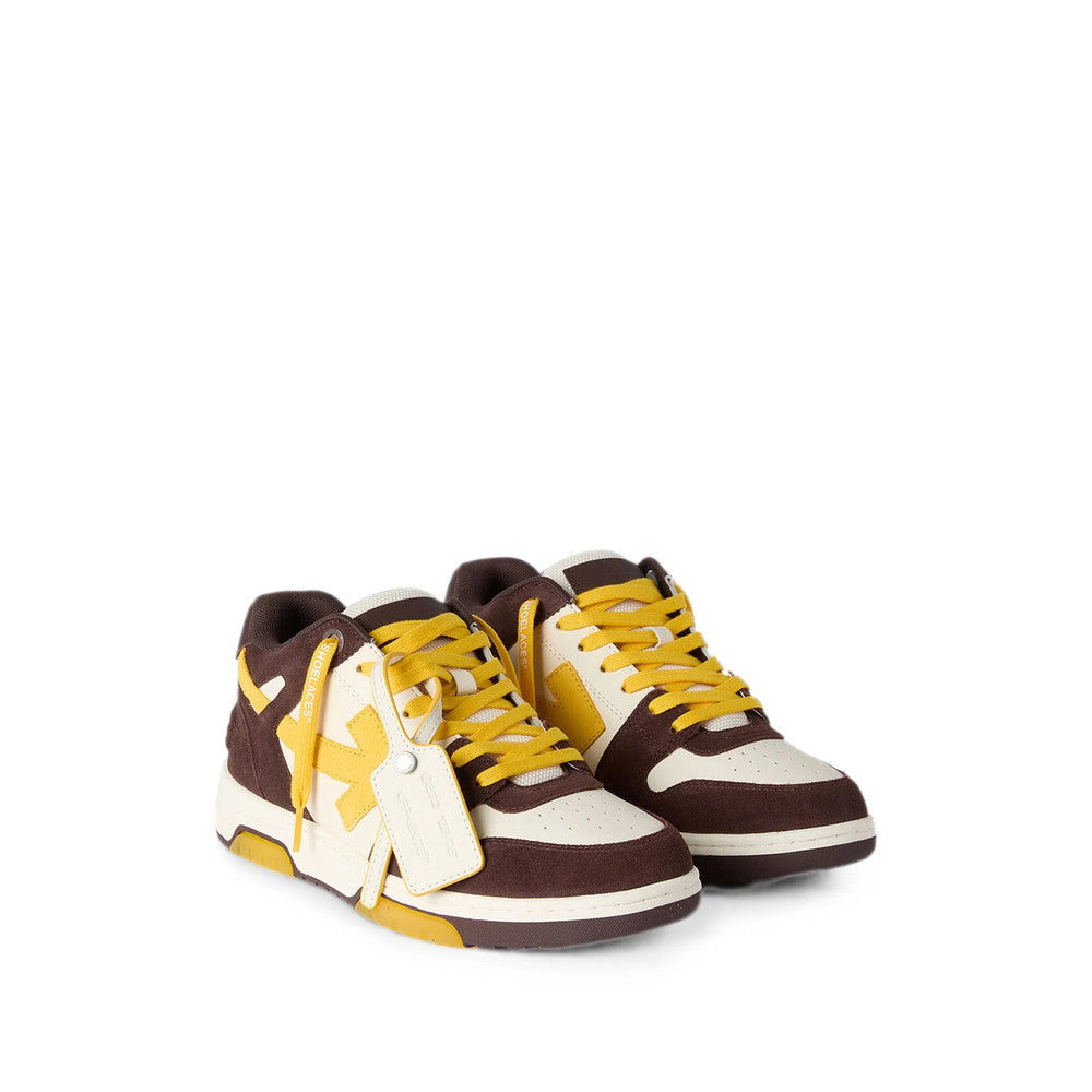 Brown Color Block Arrows Sneakers 2
