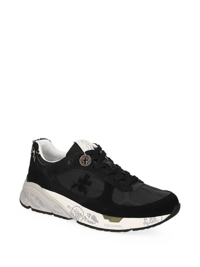 Black Logo Mased Sneakers 2