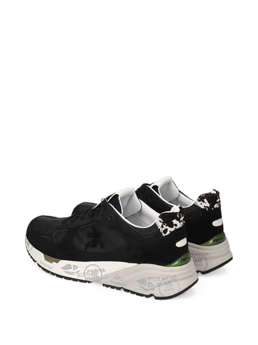 Black Logo Mased Sneakers 3