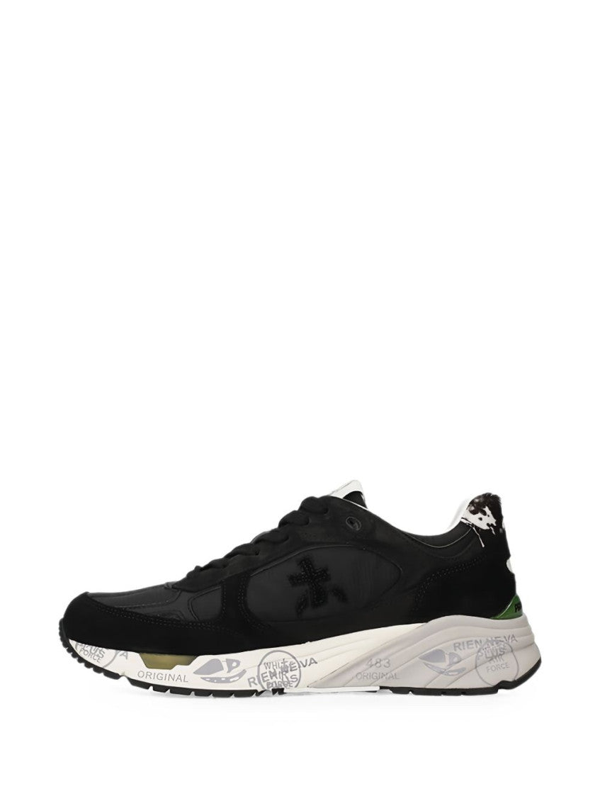 Black Logo Mased Sneakers 4