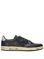 Dark Grey Logo Clay Sneakers 1