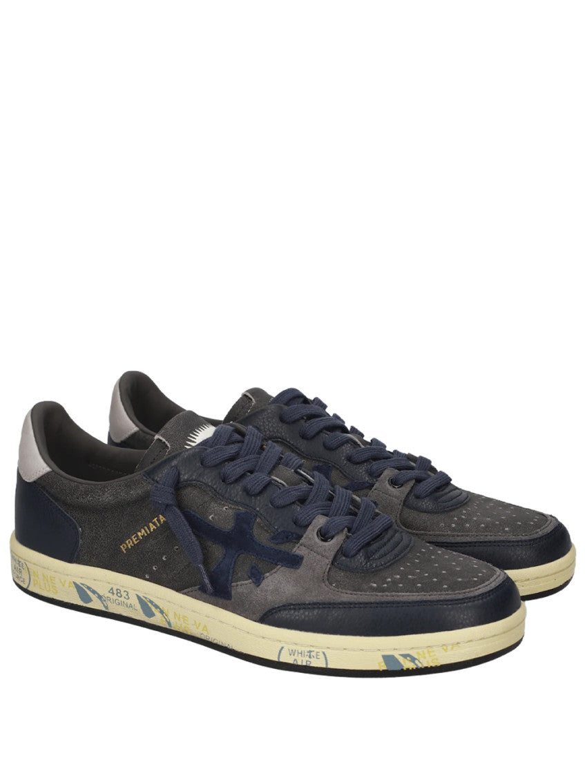 Dark Grey Logo Clay Sneakers 2