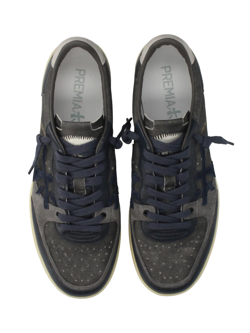 Dark Grey Logo Clay Sneakers 5